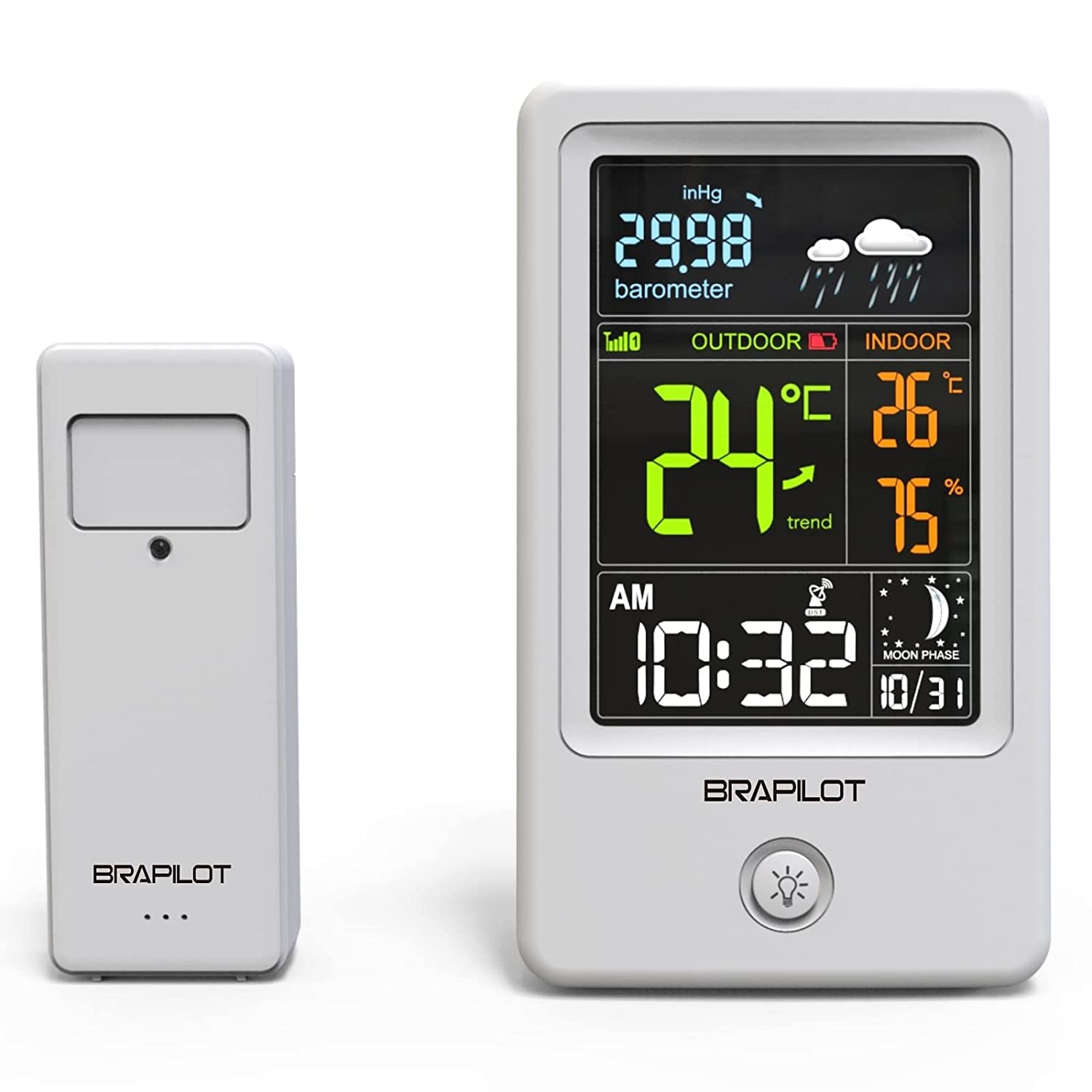 KETOTEK E0161 Weather Station Forecast Wireless Thermometer