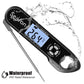 Digital Meat Food Cooking Thermometer with 5.1" Extended Wire - Black